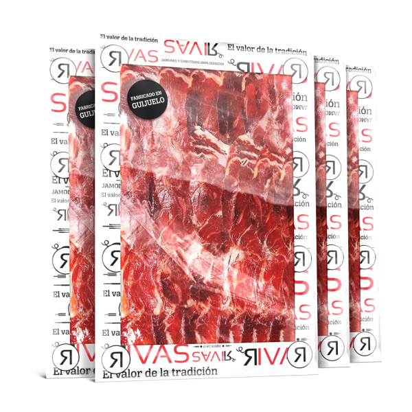 1/2 KG. PALETA IBÉRICA ETIQUETA NEGRA PREMIUM RIVAS +20M LONCHEADA EN 5 SOBRES