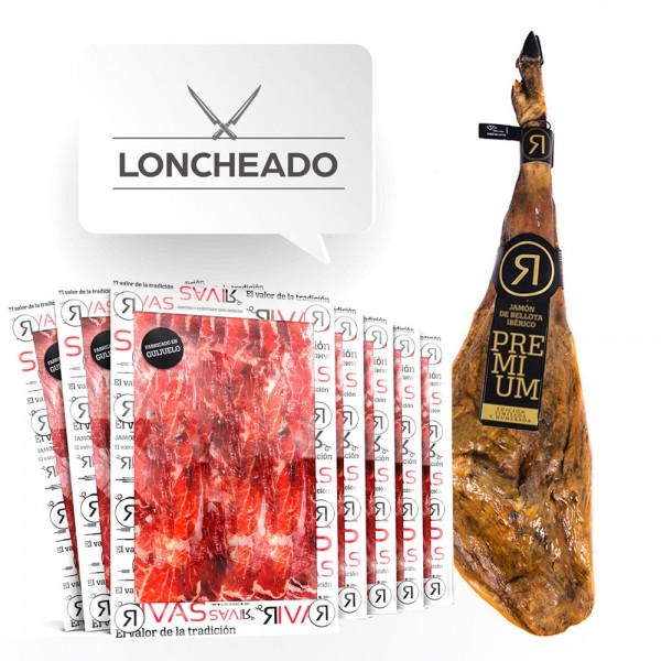 JAMÓN LONCHEADO DE BELLOTA IBÉRICO 100% RAZA IBÉRICA +5 AÑOS DE CURACIÓN