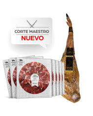 JAMÓN RIVAS BELLOTA IBÉRICO 100% NATURAL CORTADO A CUCHILLO