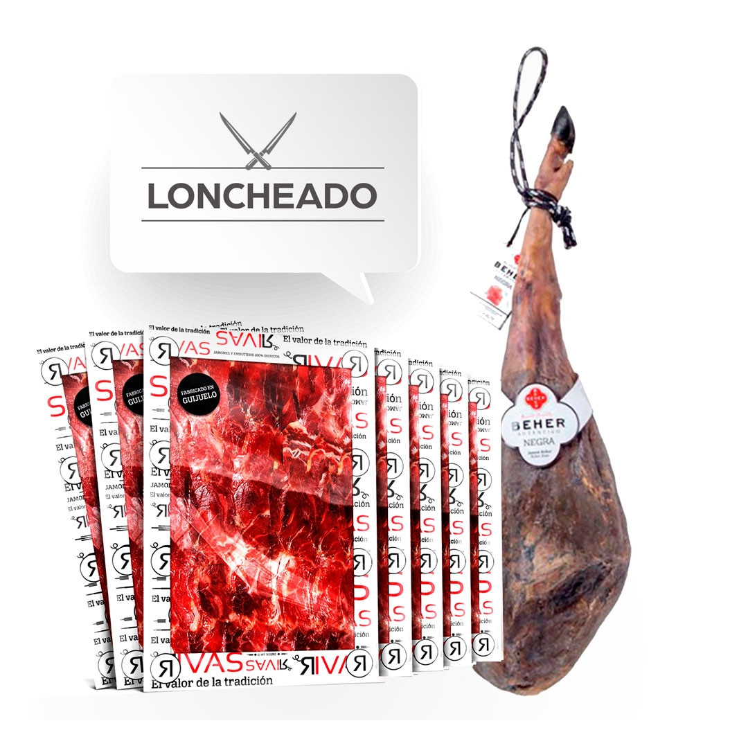 JAMÓN BEHER ETIQUETA ORO 30/40 MESES (LONCHEADO)