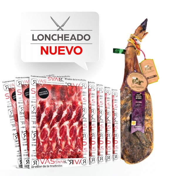 PALETA DE CEBO DE CAMPO 100% IBÉRICA +30 MESES DE CURACIÓN - (LONCHEADO)
