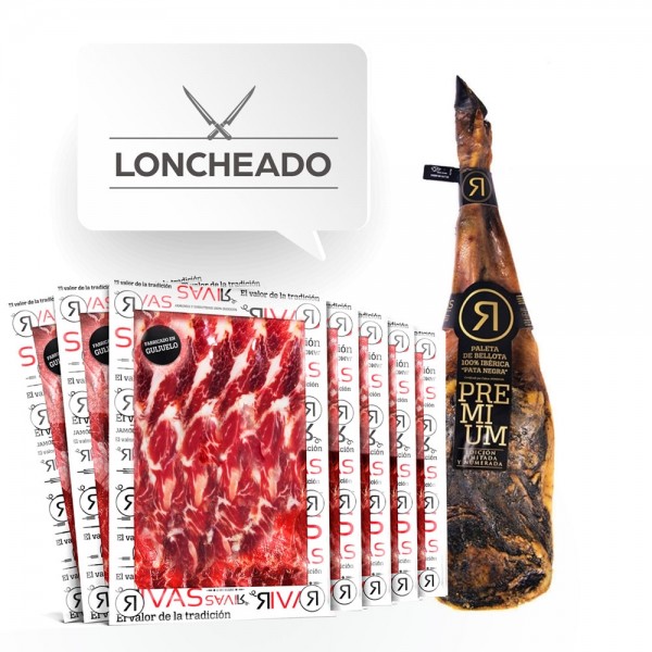 PALETA DE BELLOTA IBÉRICA 75% RAZA IBÉRICA PREMIUM EDICIÓN LIMITADA Y NUMERADA (LONCHEADO).