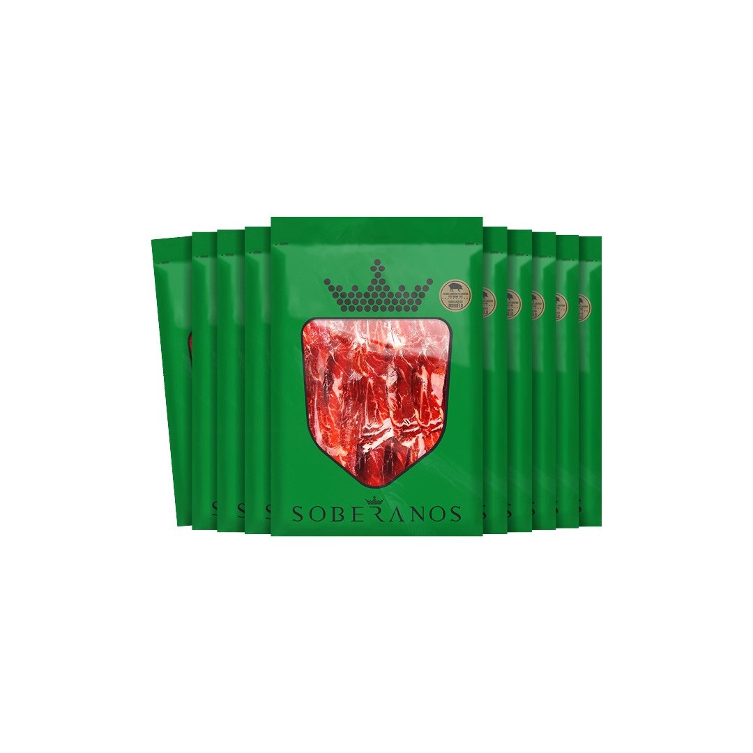 1 KG DE PALETA SOBERANOS CEBO DE CAMPO 50% IBÉRICA LONCHEADA