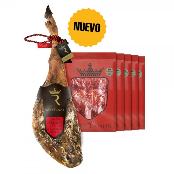 JAMÓN DE BELLOTA IBÉRICO 50% RAZA IBÉRICA (LONCHEADO)