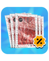 JAMÓN RIVAS 100% IBÉRICO CEBO LONCHEADO EN 5 SOBRES
