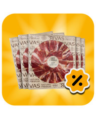 1/2 Kg. JAMÓN BELLOTA 75% RAZA IBÉRICA (SALAMANCA) CORTE TRADICIONAL EN 5 SOBRES