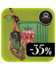 JAMÓN DE CEBO DE CAMPO 75% IBÉRICO DENOMINACIÓN DE ORIGEN PROTEGIDA GUIJUELO SOBERANOS (LONCHEADO)