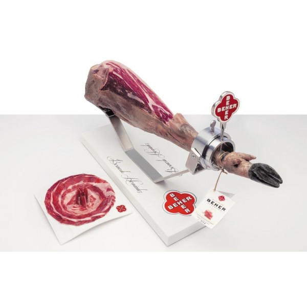 JAMÓN DE BELLOTA 100% IBÉRICO ORO BEHER "PATA NEGRA" 30/40 MESES DE CURACIÓN-1