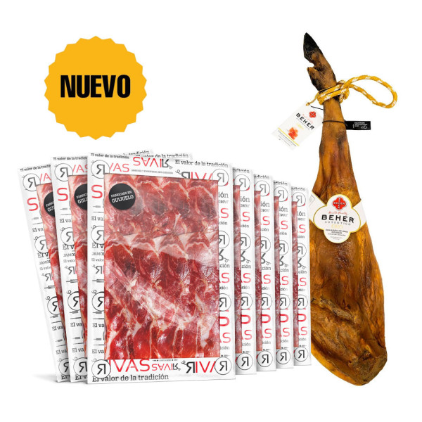 JAMÓN BEHER DE BELLOTA 100% IBÉRICO PATA NEGRA LONCHEADO