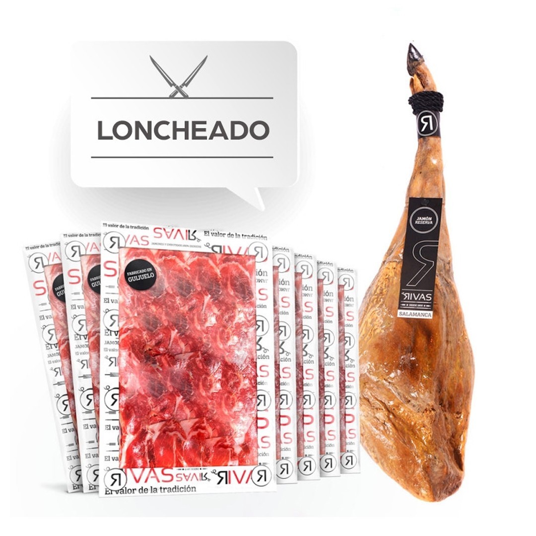 JAMÓN LONCHEADO DE CEBO IBÉRICO 50% RAZA IBÉRICA RIVAS