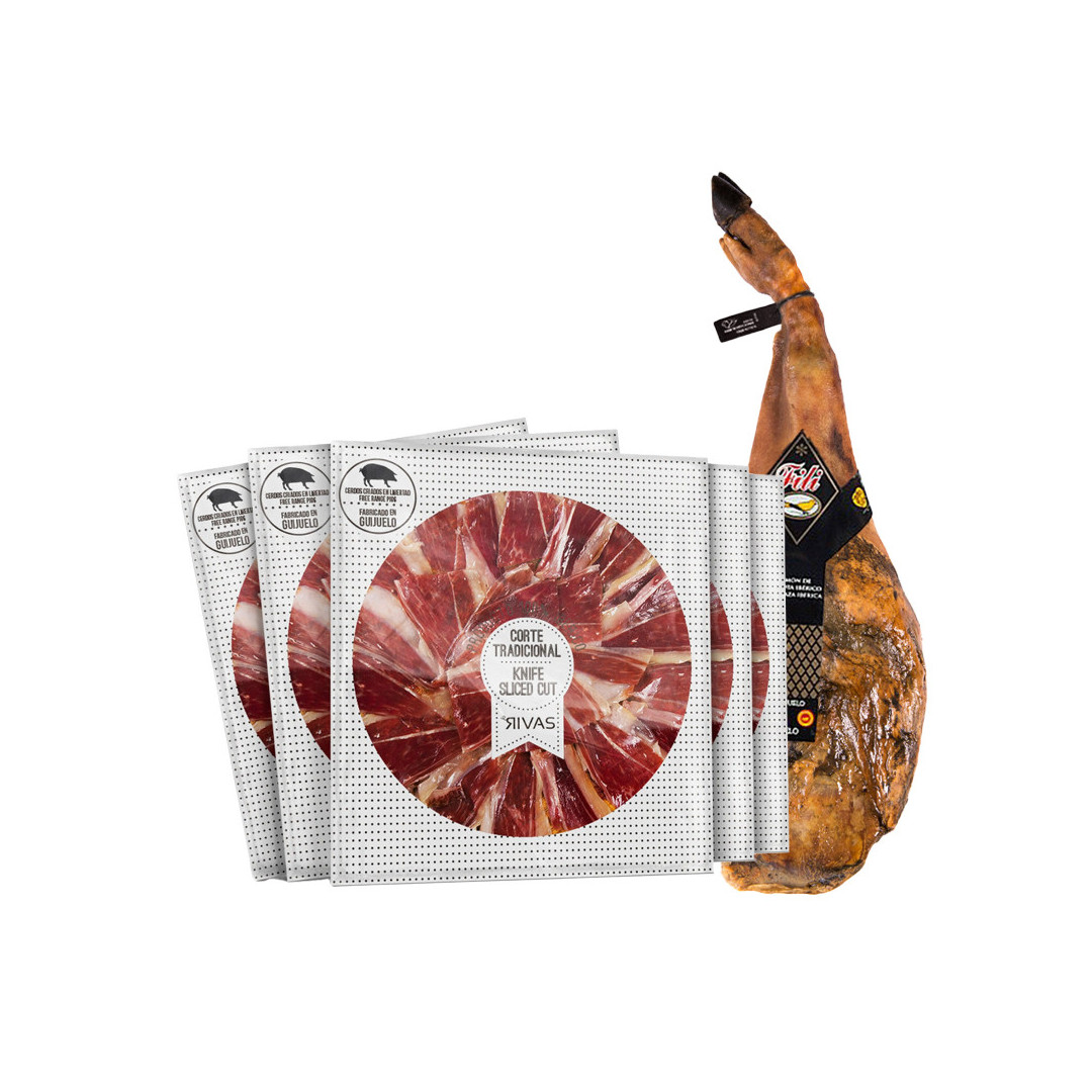 JAMÓN DE BELLOTA FILI 50% IBÉRICO CORTE TRADICIONAL