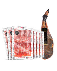 JAMÓN LONCHEADO DE CEBO DE CAMPO IBÉRICO 100% RAZA IBÉRICA LOS CHANETES