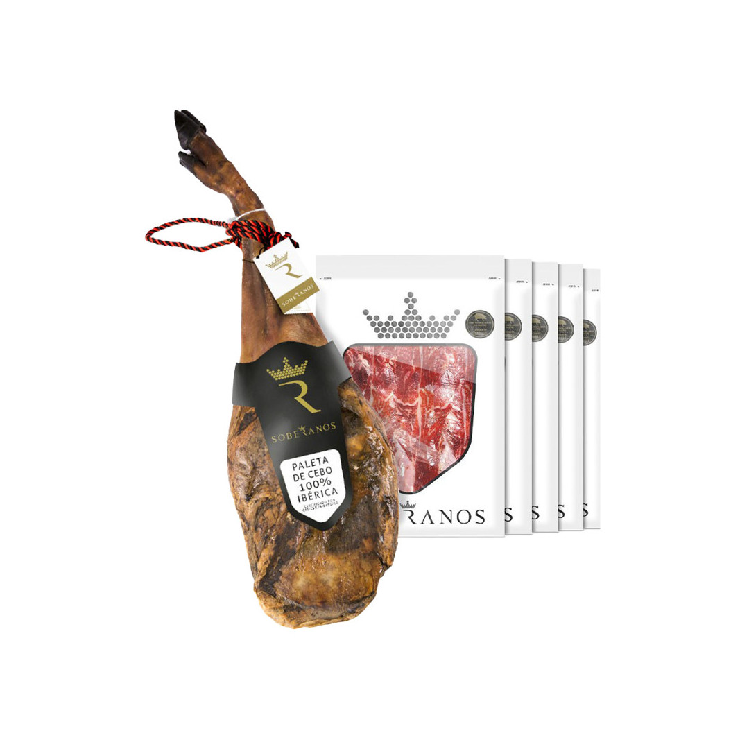 PALETA DE CEBO 100% IBÉRICA SOBERANOS - LONCHEADA