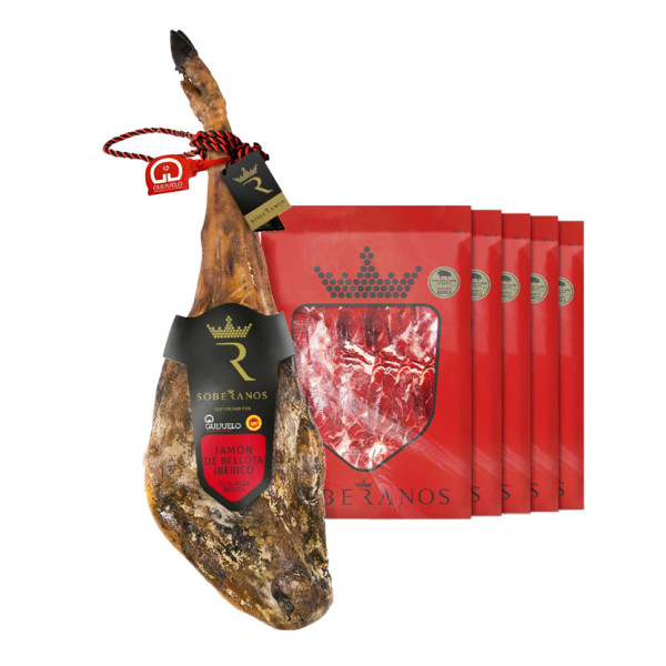 JAMÓN DE BELLOTA 75% IBÉRICO CON DENOMINACIÓN DE ORIGEN PROTEGIDA GUIJUELO SOBERANOS (LONCHEADO)