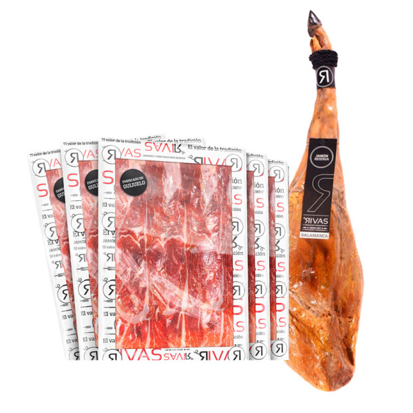 JAMÓN RIVAS ETIQUETA NEGRA 100% NATURAL PREMIUM (LONCHEADO)