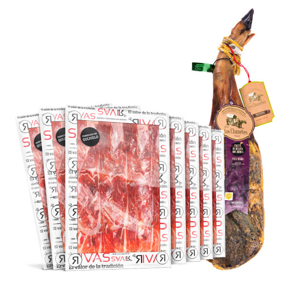 PALETA DE CEBO DE CAMPO 100% IBÉRICA LOS CHANETES +30 MESES DE CURACIÓN - (LONCHEADA)