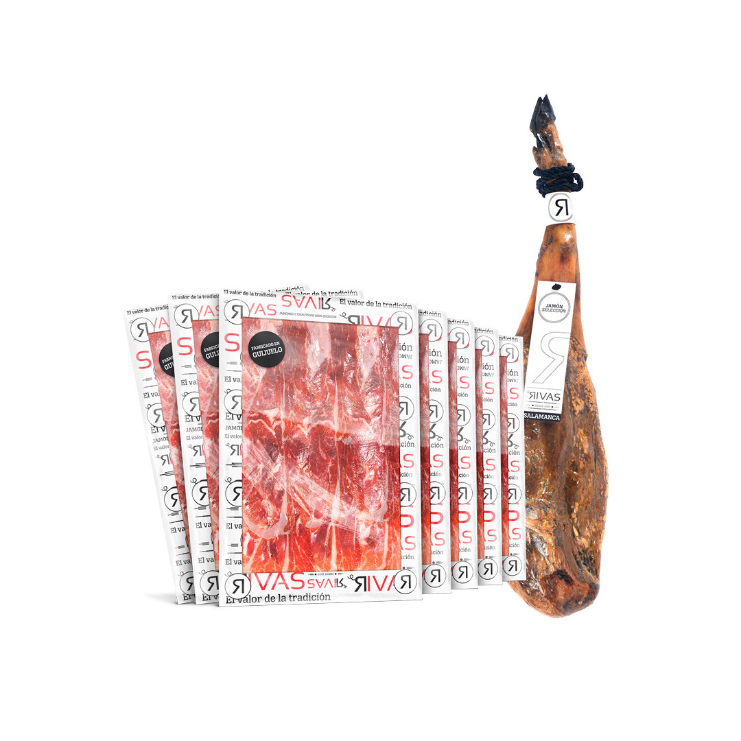 JAMÓN RIVAS SELECCIÓN +36 MESES (LONCHEADO)