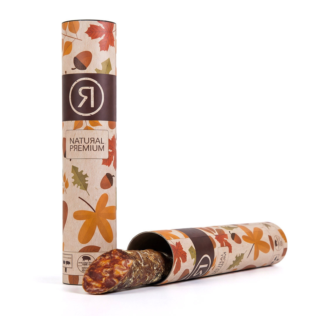 1/2 CHORIZO BELLOTA 100% IBÉRICO NATURAL CON ESTUCHE GRATIS