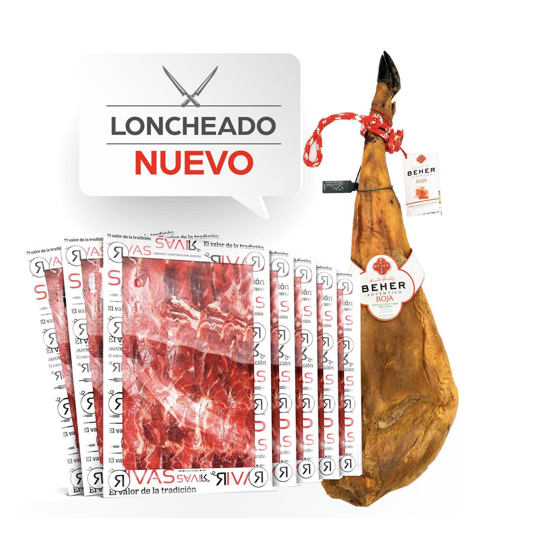 JAMÓN BEHER CEBO DE CAMPO 100% RAZA IBÉRICA (LONCHEADO)