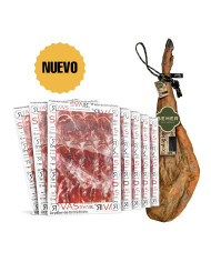 JAMÓN ECOLÓGICO BEHER BELLOTA 100% IBÉRICO PATA NEGRA LONCHEADO