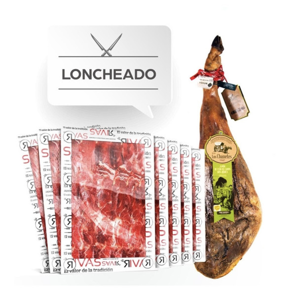 JAMÓN LONCHEADO DE CEBO DE CAMPO 100% IBÉRICO LOS CHANETES