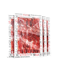 1/2 KG. PALETA RIVAS IBÉRICA 100% NATURAL ETIQUETA NEGRA LIMITADA Y NUMERADA +36M LONCHEADA EN 5 SOBRES