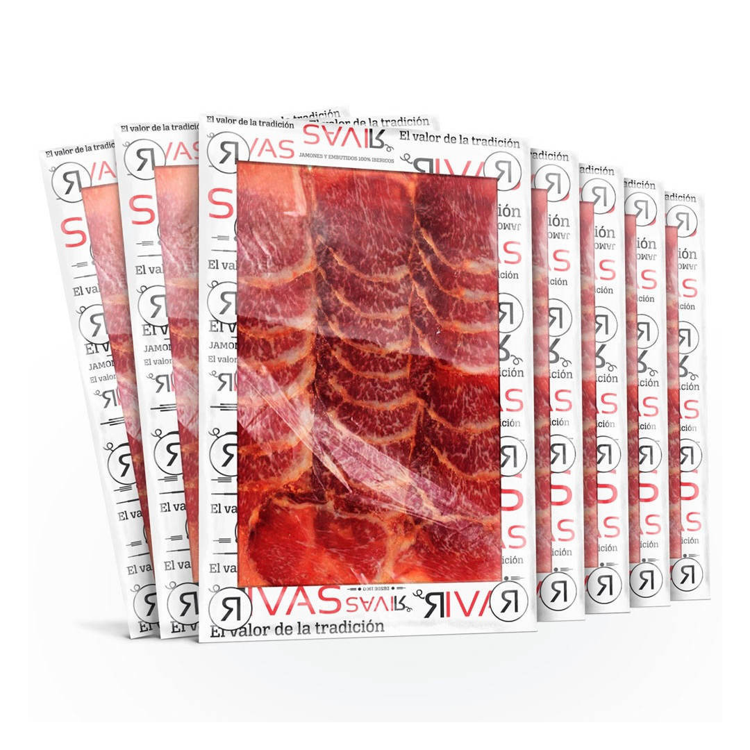 1Kg. Lomo de bellota iberico (Guijuelo) loncheado 10 sobres de 100Grs.