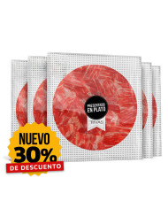5 UNIDADES DE LOMO RIVAS IBÉRICO 100% NATURAL PRESENTADO EN PLATO