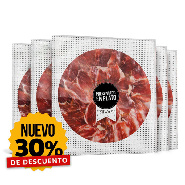 5 UNIDADES DE PALETA RIVAS 100% NATURAL PRESENTADA EN PLATO