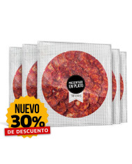 5 UNIDADES DE PALETA RIVAS 100% IBÉRICA BELLOTA PRESENTADA EN PLATO