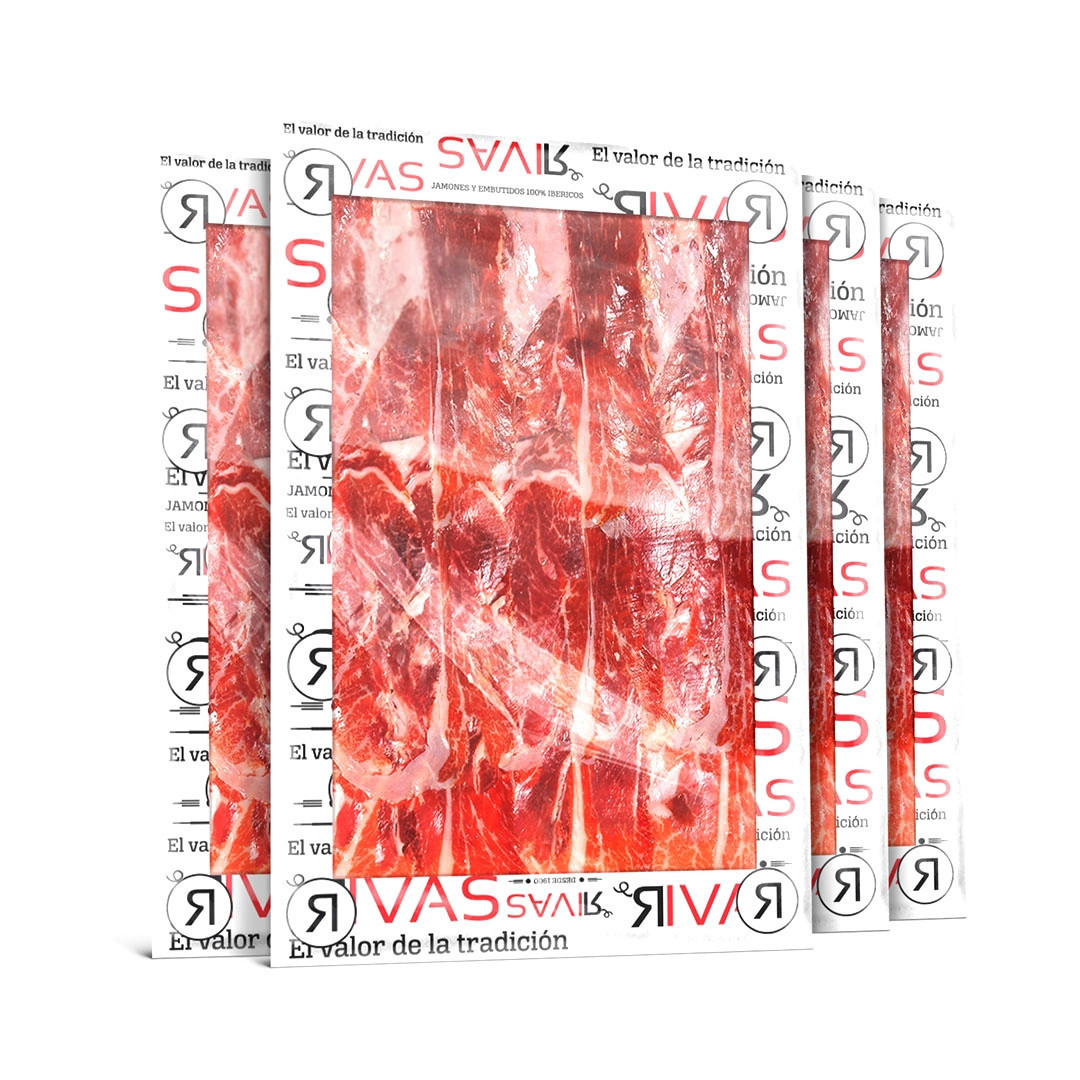 1/2 KG. JAMÓN DE BELLOTA IBÉRICO SALAMANCA LONCHEADO EN 5 SOBRES