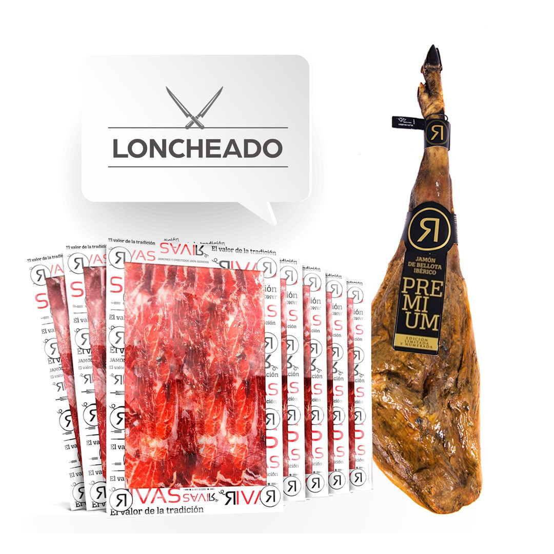 JAMÓN LONCHEADO DE BELLOTA IBÉRICO 100% RAZA IBÉRICA +5 AÑOS DE CURACIÓN