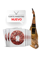 JAMÓN RIVAS BELLOTA IBÉRICO 100% NATURAL CORTADO A CUCHILLO