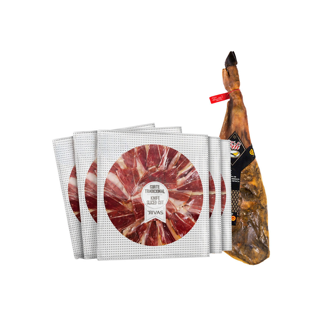 JAMÓN DE BELLOTA FILI 50% IBÉRICO CORTE TRADICIONAL