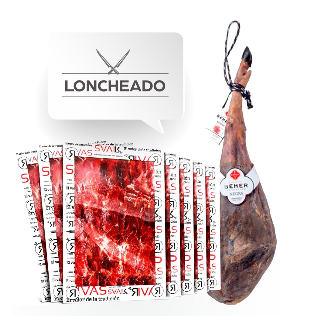 JAMÓN BEHER ETIQUETA ORO 30/40 MESES (LONCHEADO)