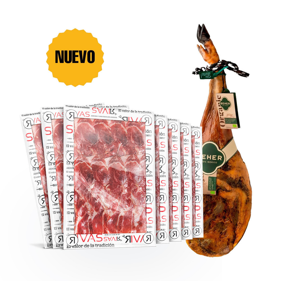 PALETA LONCHEADA BEHER ECOLÓGICA DE CEBO DE CAMPO 100% IBÉRICA