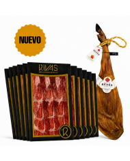 JAMÓN DE BELLOTA IBÉRICO 75% RAZA IBÉRICA RIVAS