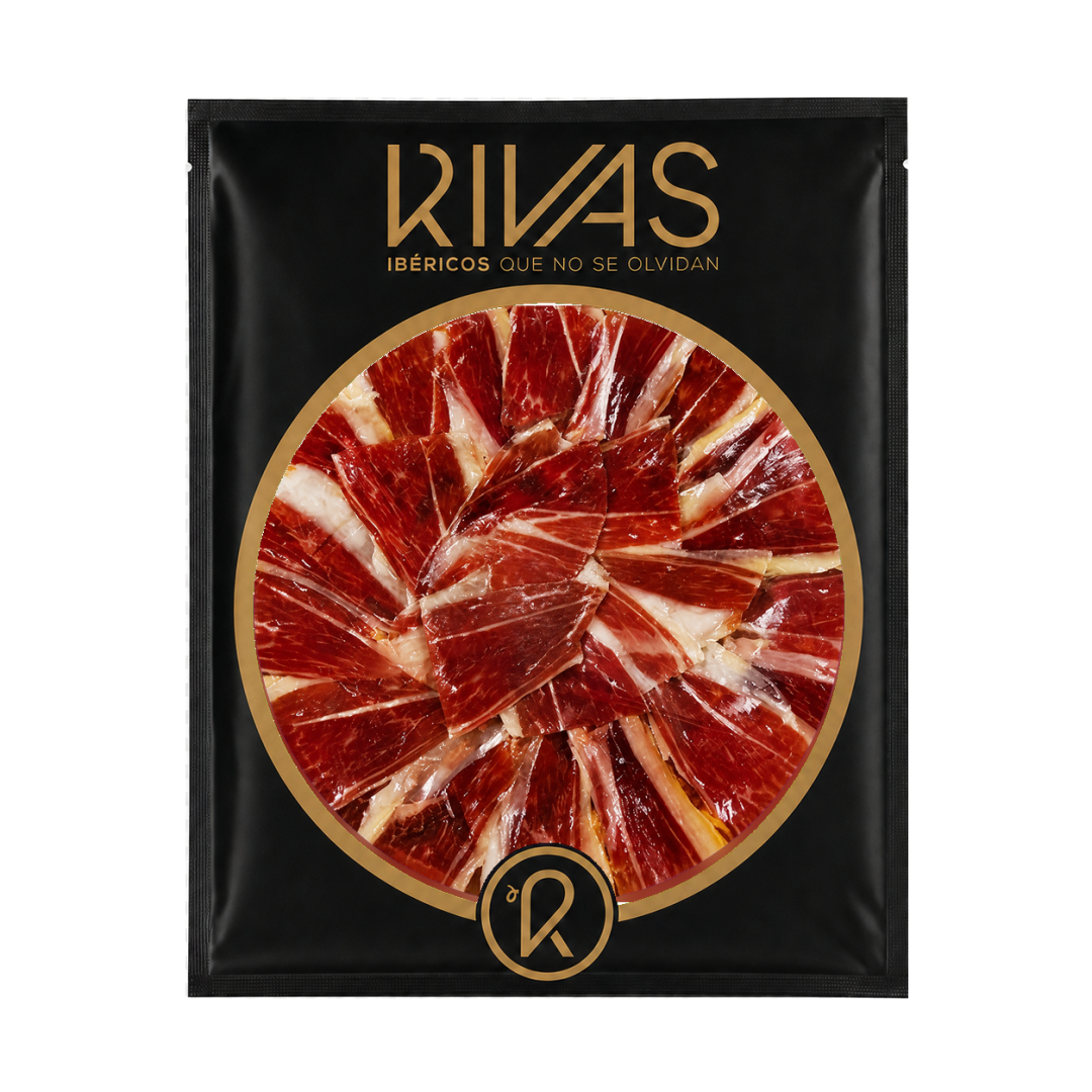 JAMON DE BELLOTA IBERICO 100% NATURAL PREMIUM CORTE TRADICIONAL (36 MESES) 90-100Grs EXCELENTE Y LIMITADO