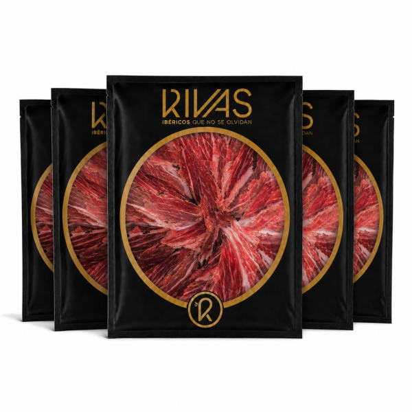 1/2 Kg. PALETA IBÉRICA BELLOTA 100% NATURAL CORTADA A CUCHILLO EN 5 SOBRES