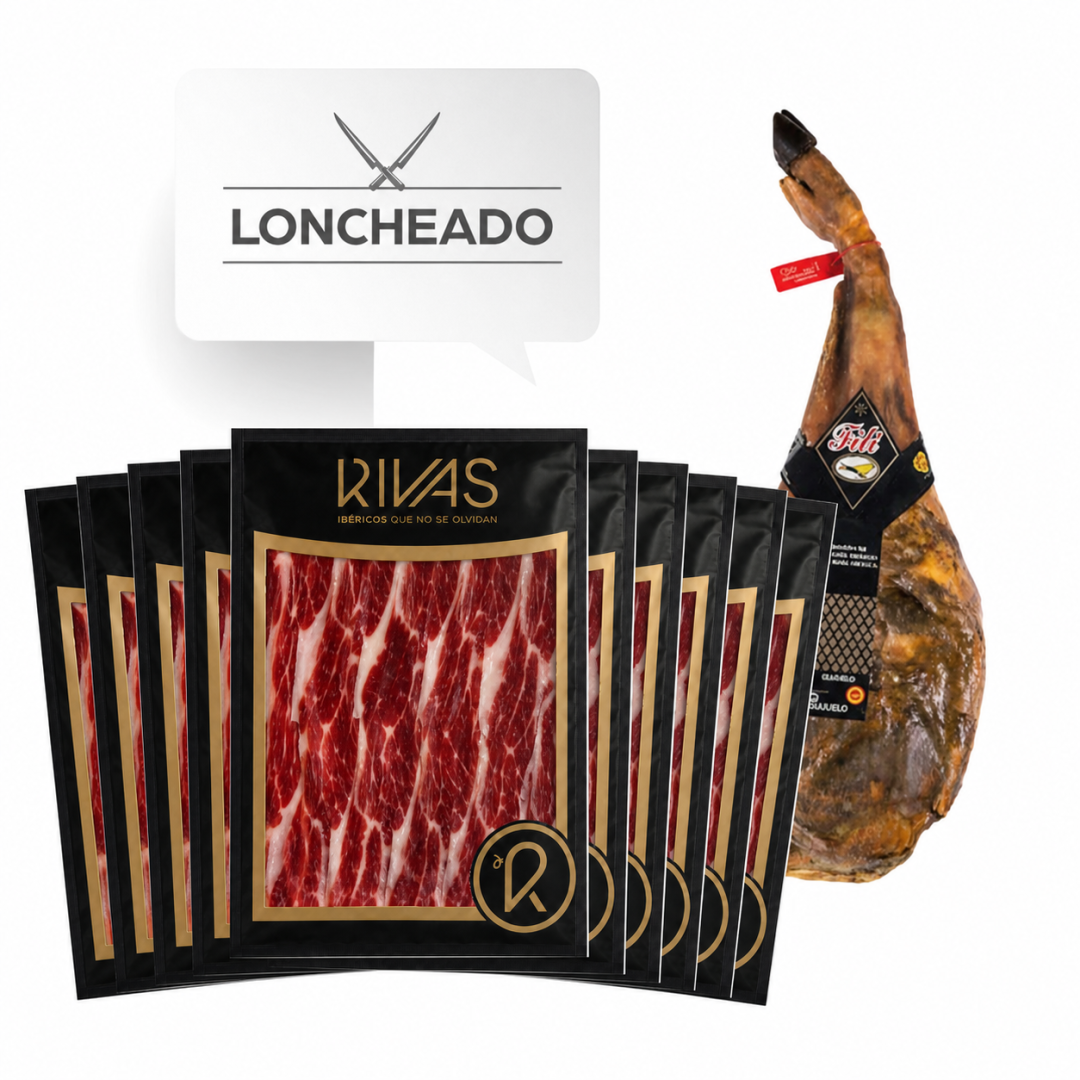 PALETA DE BELLOTA IBÉRICA 75% RAZA IBÉRICA  - FILI (LONCHEADA)