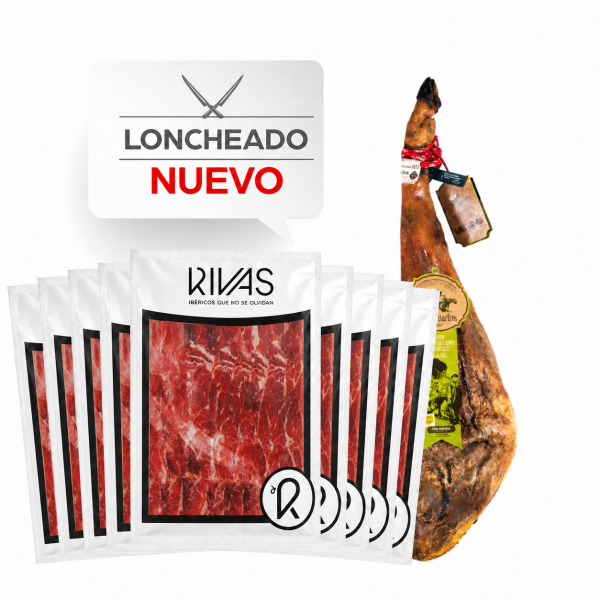 JAMÓN DE CEBO DE CAMPO 100% IBÉRICO +3 AÑOS DE CURACIÓN - (LONCHEADO)