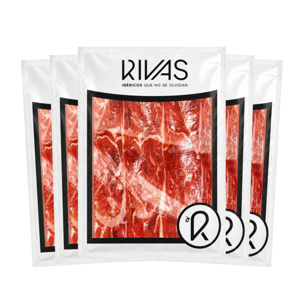 1KG JAMÓN IBÉRICO RSV SALAMANCA LONCHEADO EN PAQUETES DE 100 GRS