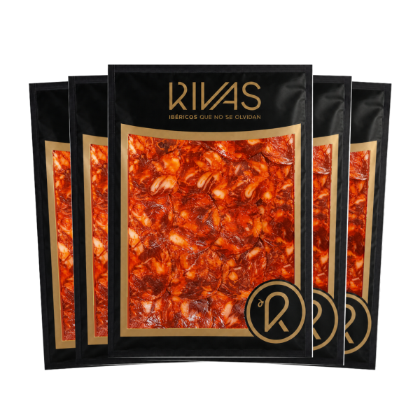 1/2 KG. CHORIZO BELLOTA PUTO 100% NATURAL LONCHEADO EN 5 SOBRES