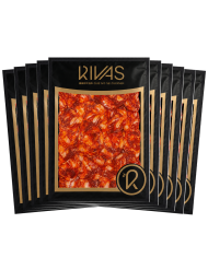 1 KG. CHORIZO DE BELLOTA IBÉRICO TIPICO DE SALAMANCA LONCHEADO EN SOBRES DE 10