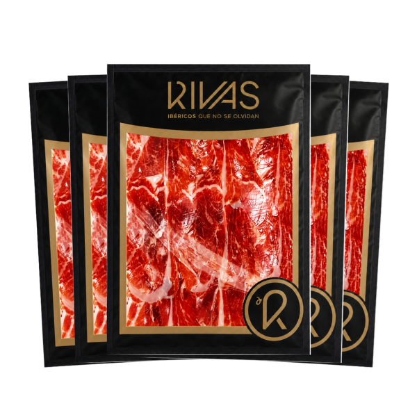 1/2 KG. JAMÓN DE BELLOTA IBÉRICO SALAMANCA LONCHEADO EN 5 SOBRES