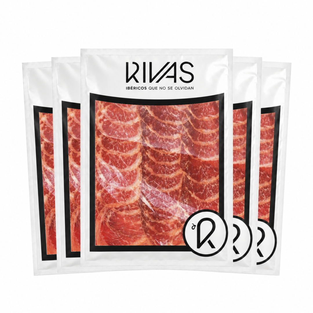 1/2 KG. LOMO BELLOTA PURO 100% IBÉRICO (GUIJUELO) LONCHEADO EN 5 SOBRES