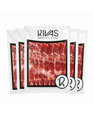 1/2 KG. PALETA RIVAS IBÉRICA 100% NATURAL ETIQUETA NEGRA LIMITADA Y NUMERADA +36M LONCHEADA EN 5 SOBRES