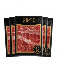 1/2KG JAMÓN DE BELLOTA PREMIUM 100% IBÉRICO LONCHEADO - PACK DE  5 SOBRES 4 AÑOS DE CURACIÓN