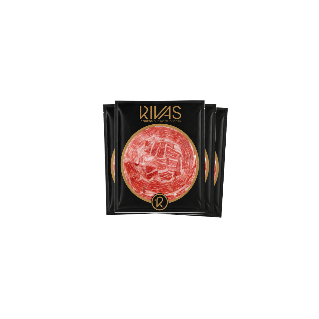 3+1 JAMÓN BELLOTA IBÉRICO VETEADO PREMIUM CORTE A CUCHILLO