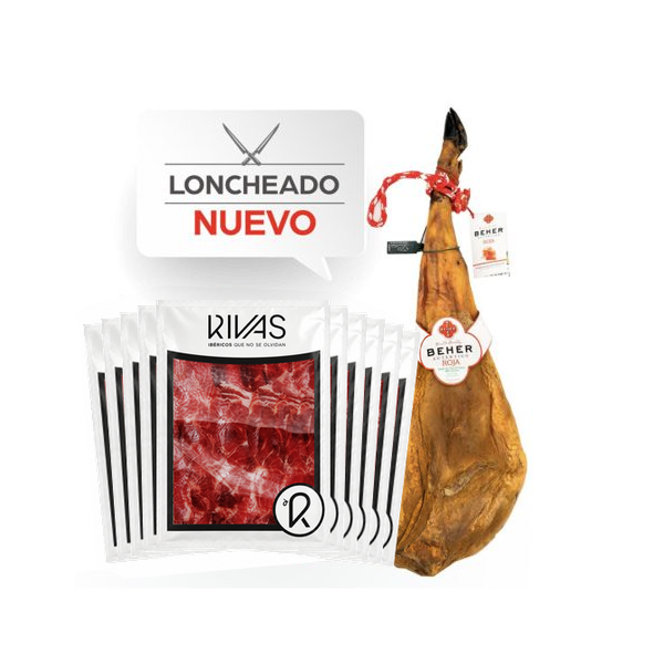 JAMÓN BEHER CEBO DE CAMPO 100% RAZA IBÉRICA (LONCHEADO)